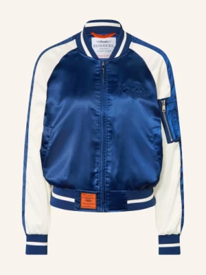 Obrázek produktu Bombers Original Saténová Bunda modrá / krémová