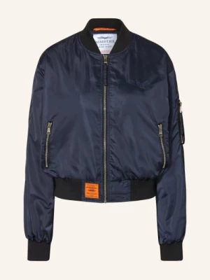 Obrázek produktu Bombers Original Saténová Bunda tmavě modrá