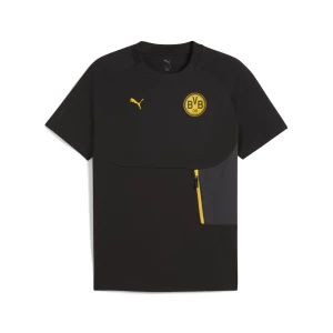 Obrázek produktu Borussia Dortmund PUMATECH Pocket Tee Men, Sport, Black/Yellow Sizzle