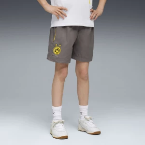 Obrázek produktu Borussia Dortmund PUMATECH Relaxed Shorts Youth, Clothing, Cool Dark Gray/Faster Yellow,