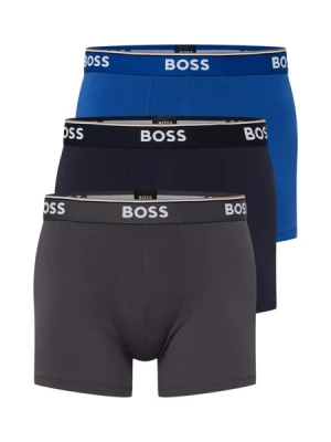 Obrázek produktu BOSS Boxerky 'Power'  indigo / noční modrá / tmavě šedá / bílá