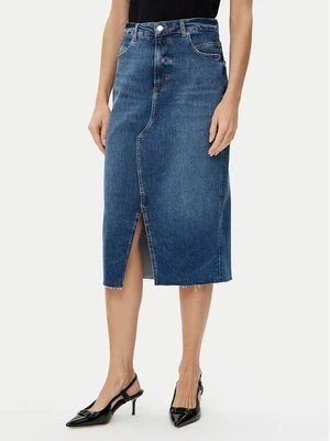 Obrázek produktu BOSS Džínová sukně midi 50512588 Modrá Slim Fit