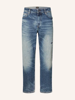 Obrázek produktu Boss Džíny V Roztrhaném Stylu Troy Regular Tapered Fit 426 medium blue