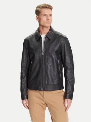 Obrázek produktu BOSS Kožená bunda H-Mapson4 50543214 Černá Regular Fit