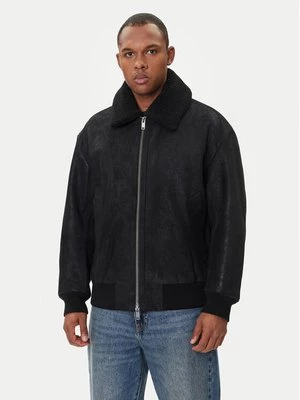 Obrázek produktu BOSS Kožená bunda Jonier 50547567 Černá Relaxed Fit