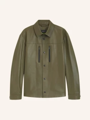 Obrázek produktu Boss Kožená Bunda khaki