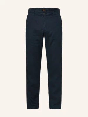 Obrázek produktu Boss Lněné Chino Sanderson Regular Fit tmavě modrá