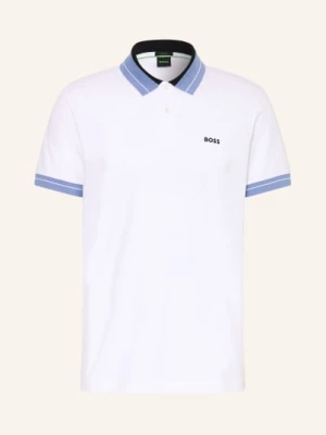 Obrázek produktu Boss Piqué Polokošile Member Regular Fit bílá / modrá / bílá