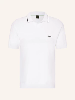 Obrázek produktu Boss Pletené Polo Tričko bílá / černá