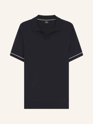 Obrázek produktu Boss Pletené Polo Tričko Narciso tmavě modrá / bílá