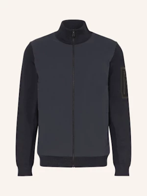 Obrázek produktu Boss Pletený Kardigan Momentum Ze Směsi Materiálů S Merino Vlnou tmavě modrá
