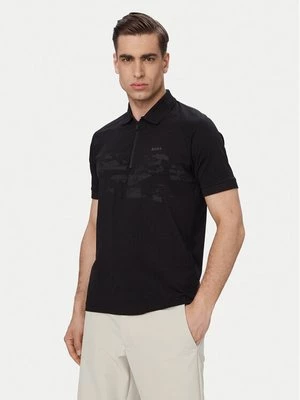 Obrázek produktu BOSS Polokošile Pl Globe Pattern 50559010 Černá Regular Fit