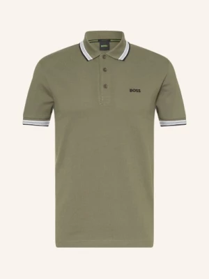 Obrázek produktu Boss Polokošile Z Piké Paddy Curved Regular Fit olivová / bílá / černá