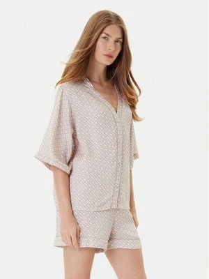 Obrázek produktu BOSS Pyžamový top Sateen 50545615 Béžová Relaxed Fit