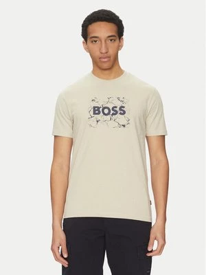 Obrázek produktu BOSS T-Shirt Logo Space 50539186 Béžová Regular Fit