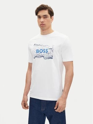 Obrázek produktu BOSS T-Shirt Logo Space 50539186 Bílá Regular Fit
