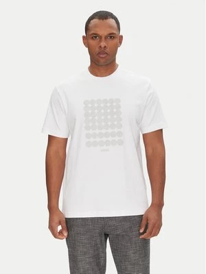Obrázek produktu BOSS T-Shirt Tee Print Striped C 50537845 Bílá Relaxed Fit