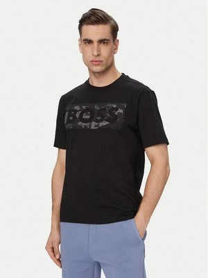 Obrázek produktu BOSS T-Shirt Ts Globe Logopattern 50559363 Černá Regular Fit