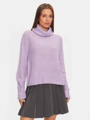 Obrázek produktu Brave Soul Rolák LK-230WERBURGHS Fialová Loose Fit
