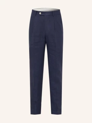 Obrázek produktu Brunello Cucinelli Kombinované Kalhoty Extra Slim Fit Z Lnu c009 navy