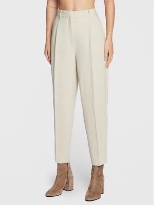 Obrázek produktu Bruuns Bazaar Kalhoty z materiálu Cindysus Dagny BBW2393 Écru Loose Fit