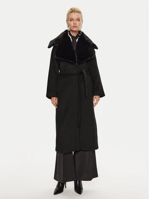 Obrázek produktu Bruuns Bazaar Vlněný kabát Furra BBW4109 Černá Loose Fit