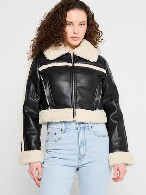 Obrázek produktu Bunda z umělé kůže Abercrombie & Fitch černá