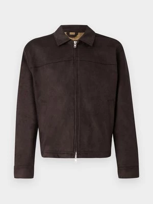 Obrázek produktu Bunda z umělé kůže Abercrombie & Fitch hnědá