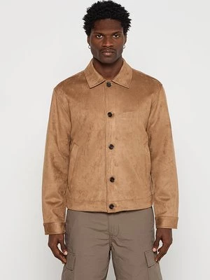 Obrázek produktu Bunda z umělé kůže Abercrombie & Fitch světle hnědá