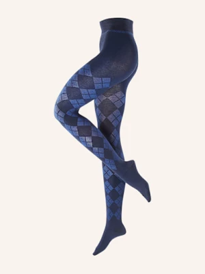 Obrázek produktu Burlington Punčocháče Fine Argyle 6120 marine