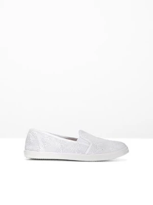 Obrázek produktu Buty wsuwane z ażurowanym haftem bonprix