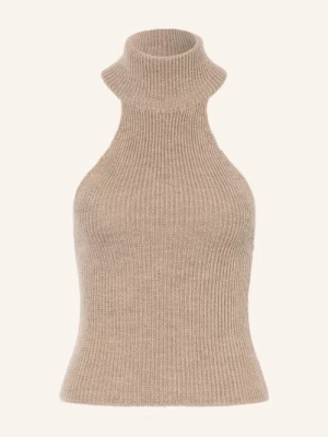 Obrázek produktu By Aylin Koenig Pletený Top Mae Z Merino Vlny černošedá