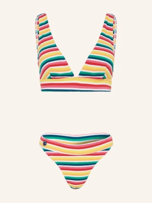 Obrázek produktu Café Du Cycliste Bralette Bikiny Olivia žlutá / červená / zelená CAFÉ DU CYCLISTE