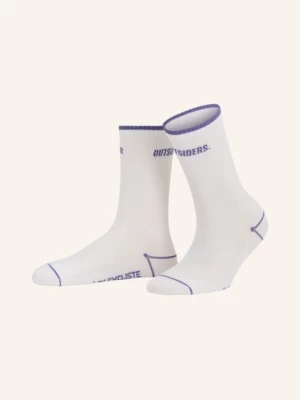 Obrázek produktu Café Du Cycliste Cyklistické Ponožky Motto Summer bílá / modrá CAFÉ DU CYCLISTE