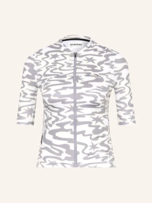Obrázek produktu Café Du Cycliste Cyklistický Dres Laurette bílá / tmavě šedá / tmavě žlutá