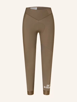 Obrázek produktu Café Du Cycliste Thermo Cyklistické Kalhoty Theresa S Polstrovanou Vložkou khaki CAFÉ DU CYCLISTE