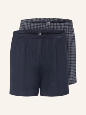 Obrázek produktu Calida Boxerky Prints Benefit, 2 Kusy V Balení tmavě modrá / světle hnědá