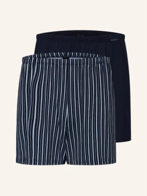 Obrázek produktu Calida Boxerky Prints Benefit, 2 Kusy V Balení tmavě modrá / tmavě modrá