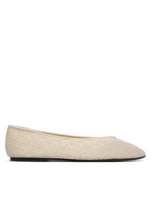 Obrázek produktu Calvin Klein Baleríny Square Ballerina Aop Mesh HW0HW02937 Écru