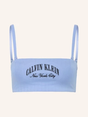 Obrázek produktu Calvin Klein Bandeau Podprsenka Heritage Classic Cotton Stretch modrá / černá