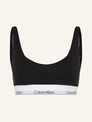 Obrázek produktu Calvin Klein Bustier Podprsenka Icon Cotton Modal černá / bílá