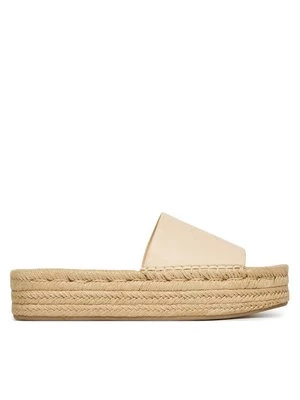 Obrázek produktu Calvin Klein Espadrilky Flatf Espa Mule Lth Mg HW0HW03027 Béžová