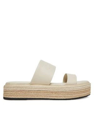 Obrázek produktu Calvin Klein Espadrilky Flatform Wedge Slide - He HW0HW02374 Écru
