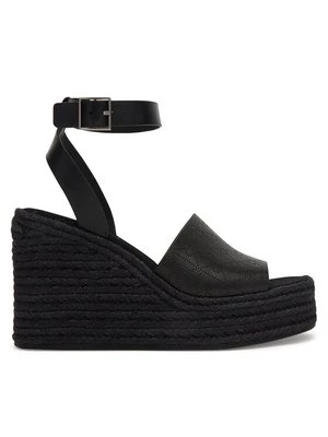 Obrázek produktu Calvin Klein Espadrilky Wedge Espad 70 Aop Lth HW0HW03138 Černá