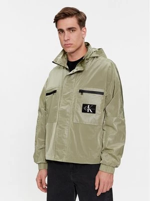 Obrázek produktu Calvin Klein Jeans Bunda pro přechodné období Utility Track Jacket J30J324663 Zelená Regular Fit