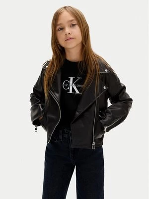 Obrázek produktu Calvin Klein Jeans Bunda z imitace kůže IG0IG02982 D Černá Regular Fit