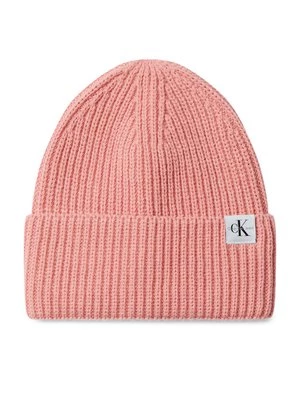 Obrázek produktu Calvin Klein Jeans Čepice Monogram Rib Beanie IU0IU00440 Růžová