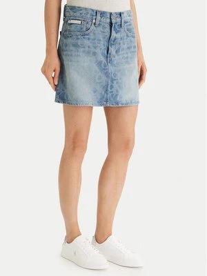 Obrázek produktu Calvin Klein Jeans Džínová sukně 90S Mini  LV147F679G Modrá Regular Fit