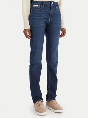 Obrázek produktu Calvin Klein Jeans Jeansy Mid Rise Slim Blue Orbit LV047C778G Modrá Slim Fit