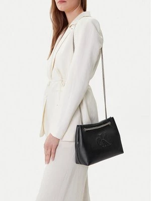 Obrázek produktu Calvin Klein Jeans Kabelka Sculpted Chain Shoulder Bag LV04K3163G Černá